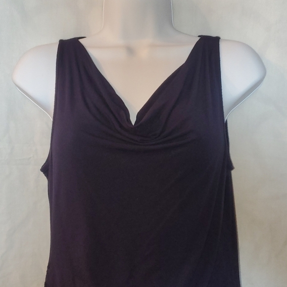 4/$20 Ann Taylor Loft sleeveless and drape neck top - Picture 2 of 15